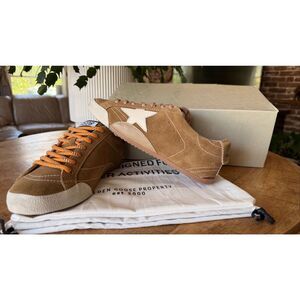Golden Goose True-Star Suede Sneakers Brown EU 37 Women New